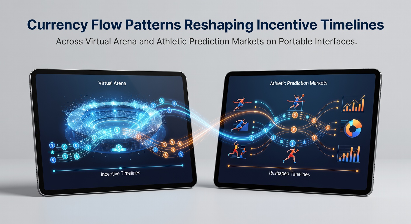 Währungsflussmuster in mobilen Wettmärkten für virtuelle Arenen und Sportwetten