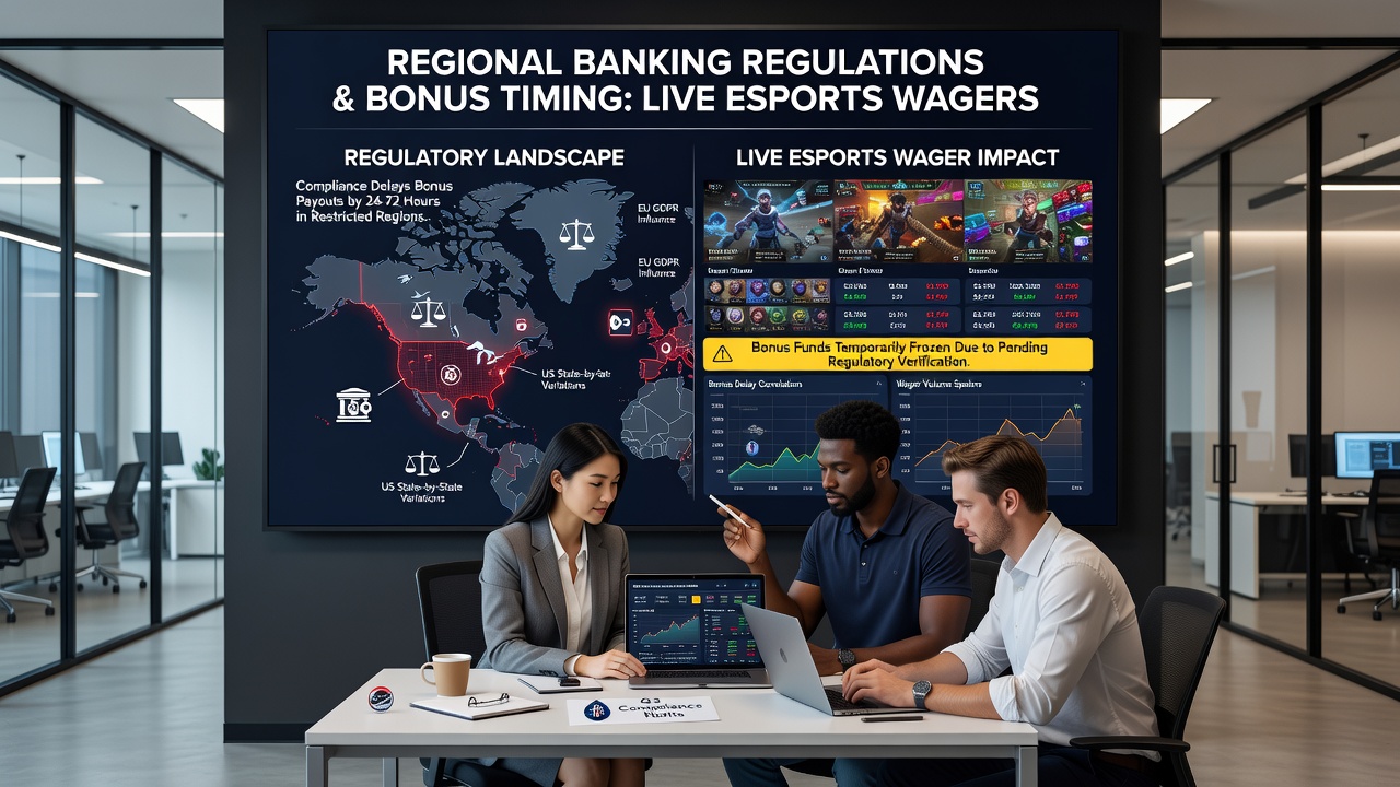 Einfluss von Bankenvorschriften auf Bonusfreigaben in Esports-Wettmärkten