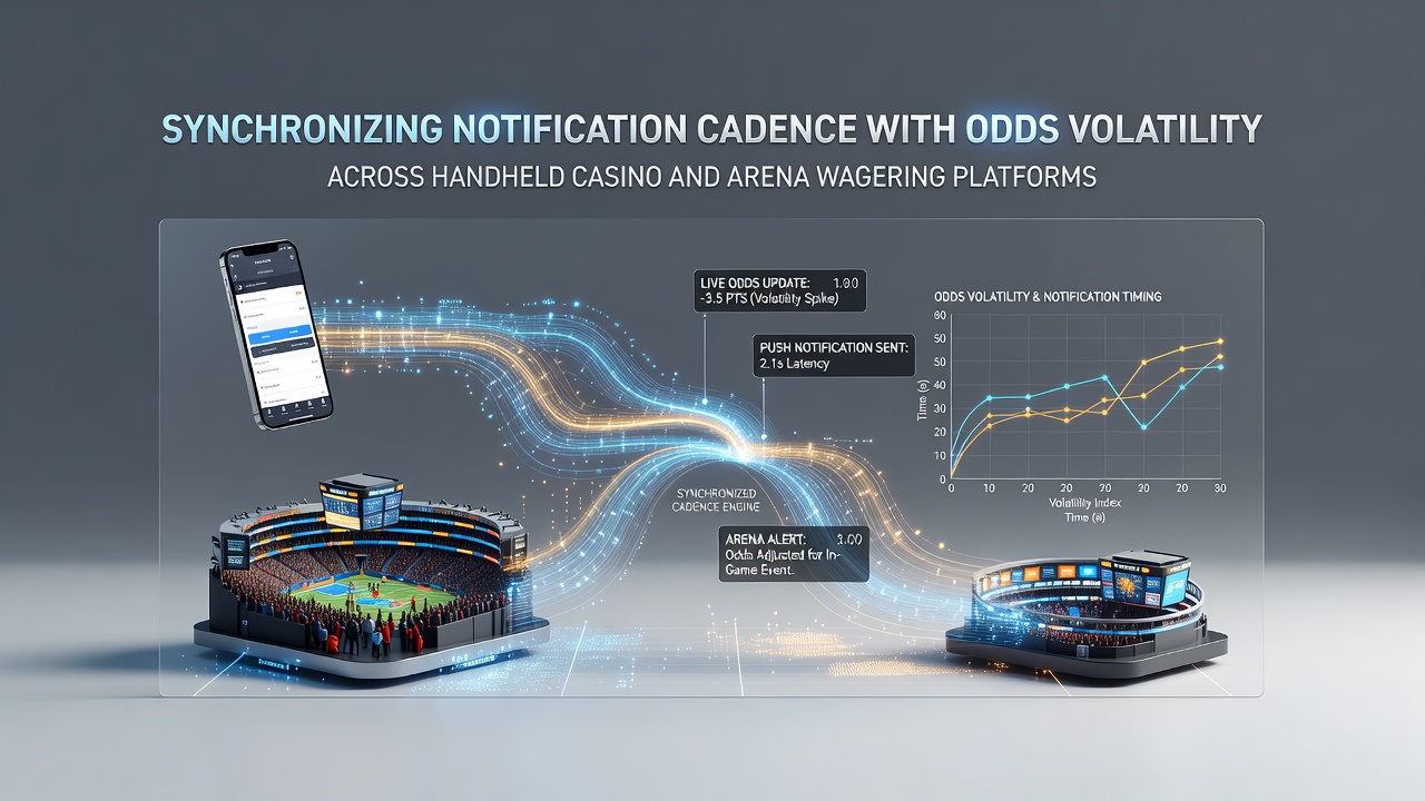 Darstellung der Synchronisation von Benachrichtigungen und Quotenvolatilität auf mobilen Wettplattformen
