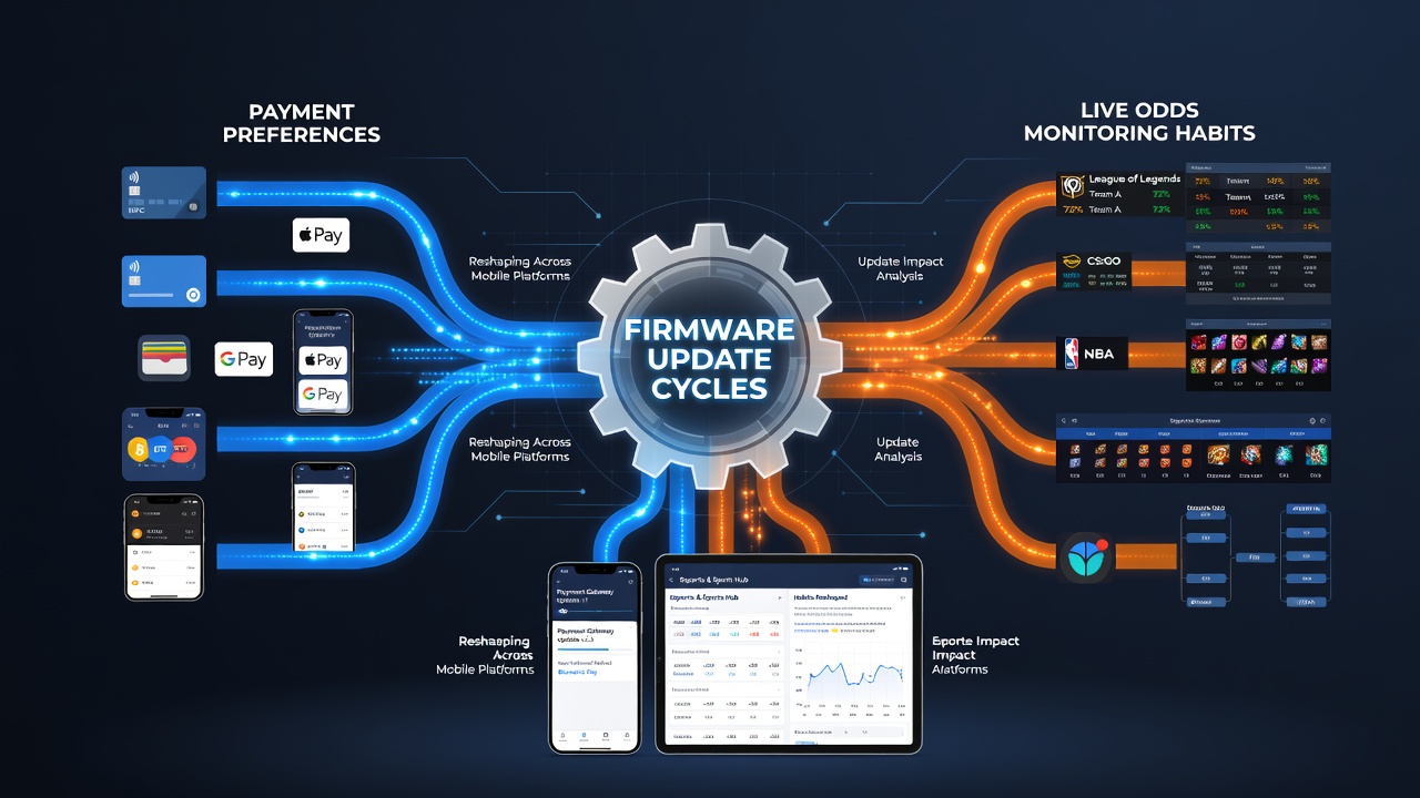 Firmware-Updates beeinflussen mobile Wettplattformen und Nutzergewohnheiten